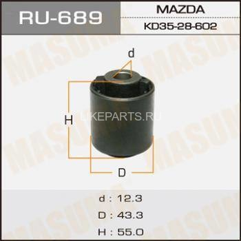 Сайлентблок заднего рычага Mazda CX-5 (2012-по н.в.) короткого внешний Masuma