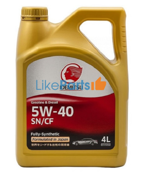 Масло моторное Idemitsu Gasoline 5W-40 (4Л)