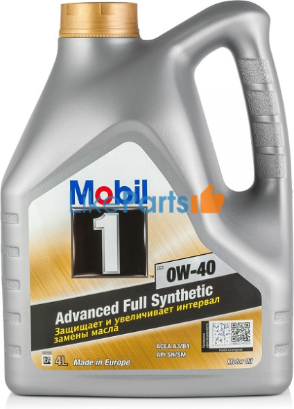 Масло моторное Mobil 1 0W40 (4л)