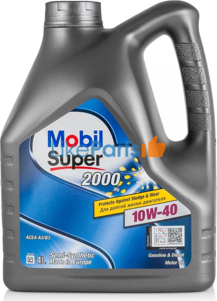 Масло моторное Mobil Super 2000 10W40 (4л)