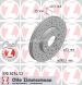 Диск передний Mazda 6 2.0/2.3 (2002-2007) Zimmermann Sport