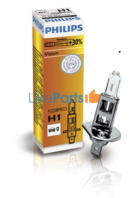 Лампа фары H1 Philips