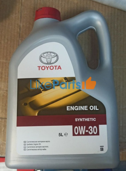 Масло моторное синтетическое TOYOTA ENGINE OIL 0W-30 5л