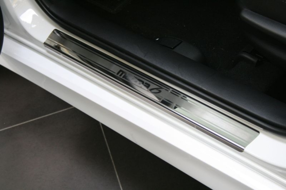 Накладки порогов Mazda 6 (2007-2012) Союз-96