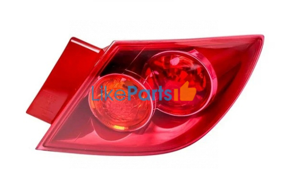Фонарь задний внешний правый Mazda 3 (2003-2009) хетчбэк Depo красный