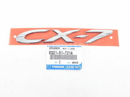 Эмблема CX-7 на дверь багажника Mazda CX-7