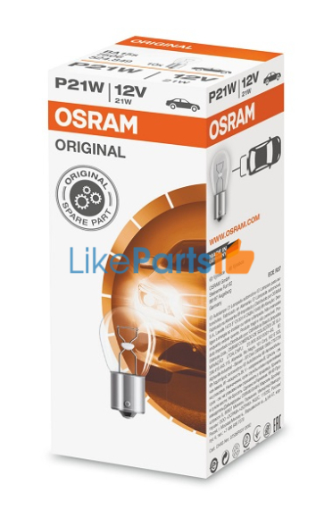 Лампа фонаря P21W Osram