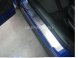 Накладки порогов Mazda CX-7 Alu-Frost